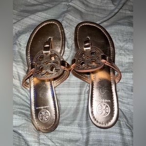 Tory Burch Rose Gold Miller Sandal